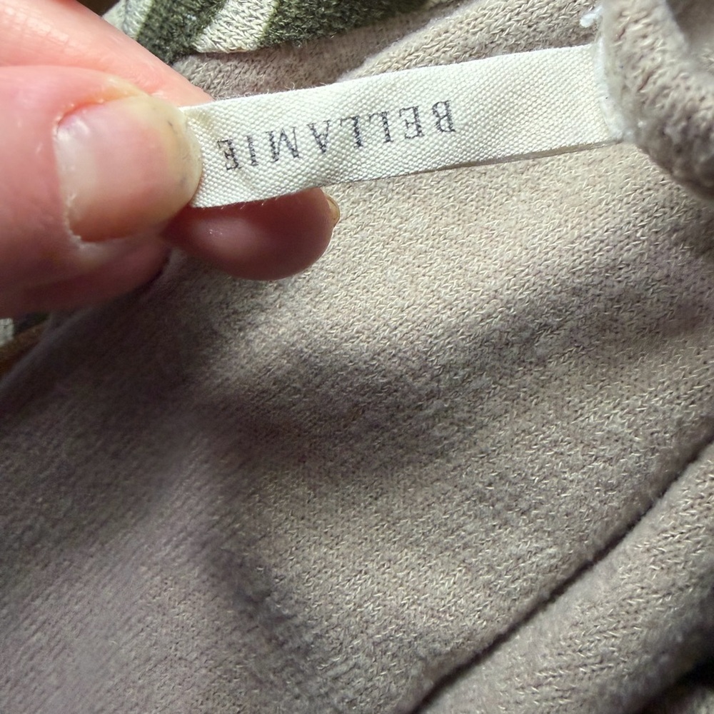 Bellamie Regan Striped Sleeve w/ elbow patch . No size tag - Picture 3 of 3